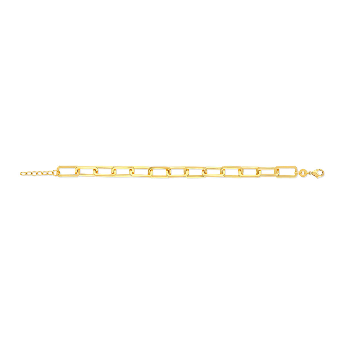 Bracelet plaqué or jaune 18 cm - vue 2