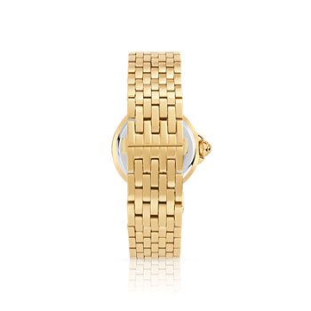 Montre Opéra femme acier doré