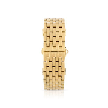 Montre Opéra femme acier doré