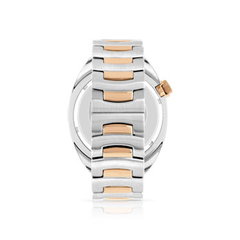Montre homme acier et acier rosé