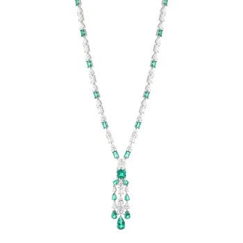 Collier argent 925 zirconias 60 cm