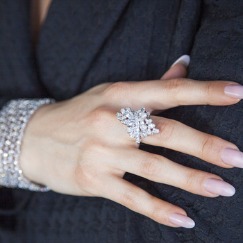 Bague argent 925 zirconias