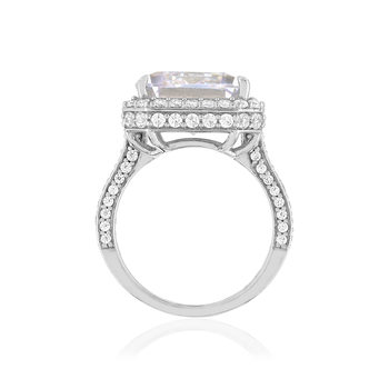 Bague argent 925 zirconias