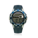 Montre homme affichage num&eacute;rique bracelet caoutchouc