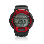 Montre homme affichage num&eacute;rique bracelet caoutchouc