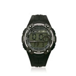 Montre homme affichage num&eacute;rique bracelet caoutchouc