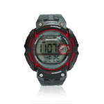 Montre homme affichage num&eacute;rique bracelet caoutchouc