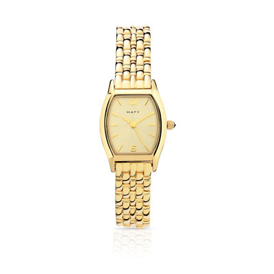 Montre femme plaqu&eacute; or