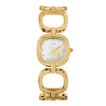 Montre femme bracelet m&eacute;tal dor&eacute;
