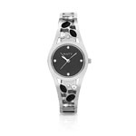 Montre femme bracelet m&eacute;tal chrom&eacute;