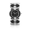 Montre femme bracelet métal chromé