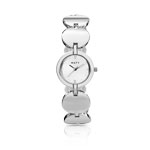 Montre femme bracelet m&eacute;tal chrom&eacute;