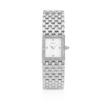 Montre femme bracelet m&eacute;tal chrom&eacute;