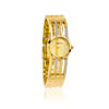 Montre femme bracelet métal doré