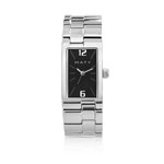 Montre femme bracelet chrom&eacute;