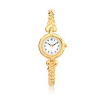 Montre femme bracelet dor&eacute;