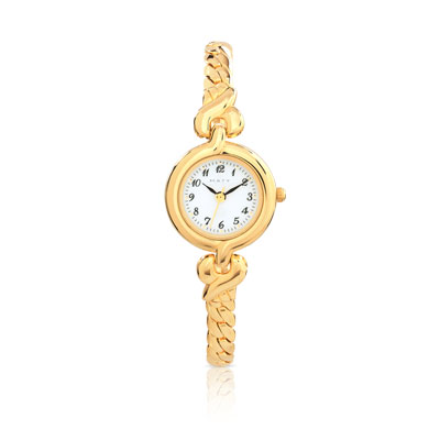 Montre femme bracelet doré