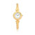 Montre femme bracelet dor&eacute;