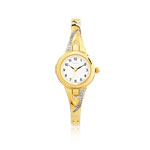 Montre femme bracelet dor&eacute;