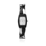 Montre femme bracelet chrom&eacute;