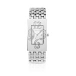 Montre femme bracelet m&eacute;tal chrom&eacute;