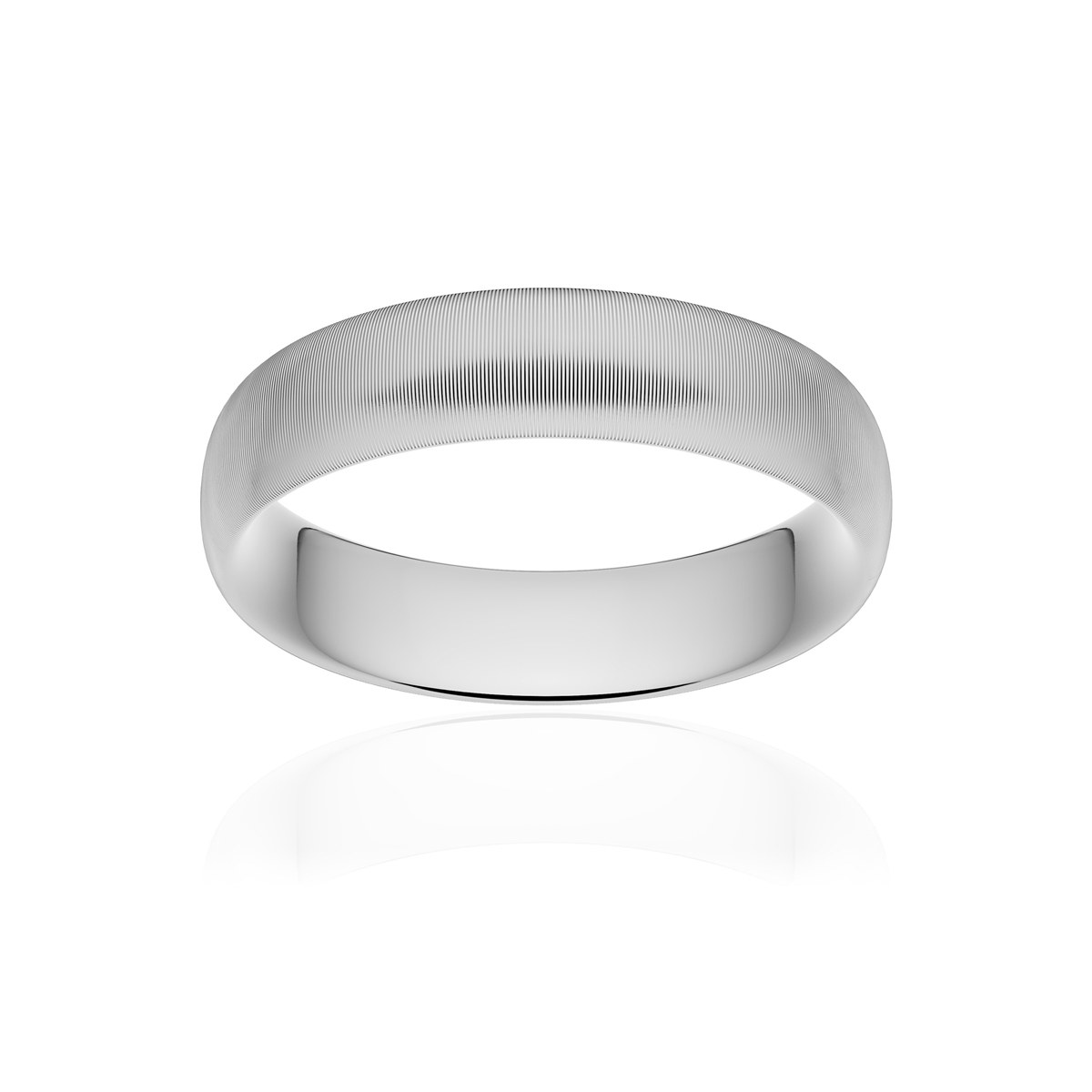 Alliance palladium 950 mat ruban confort 5,5 mm