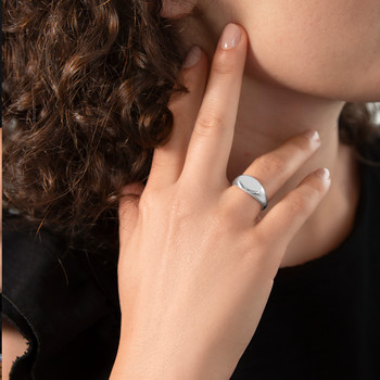 CHEVALIERE argent 925 personnalisble.