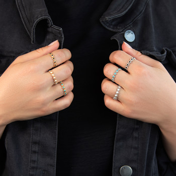 Bague argent 925 perlée motif soleil et laque blanche