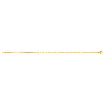 Bracelet acier jaune 21 cm