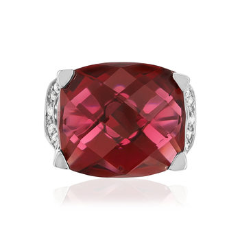 Bague argent 925 pierre synthétique zirconias