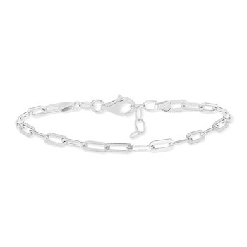 Bracelet argent 925 maille forçat plate 20 cm