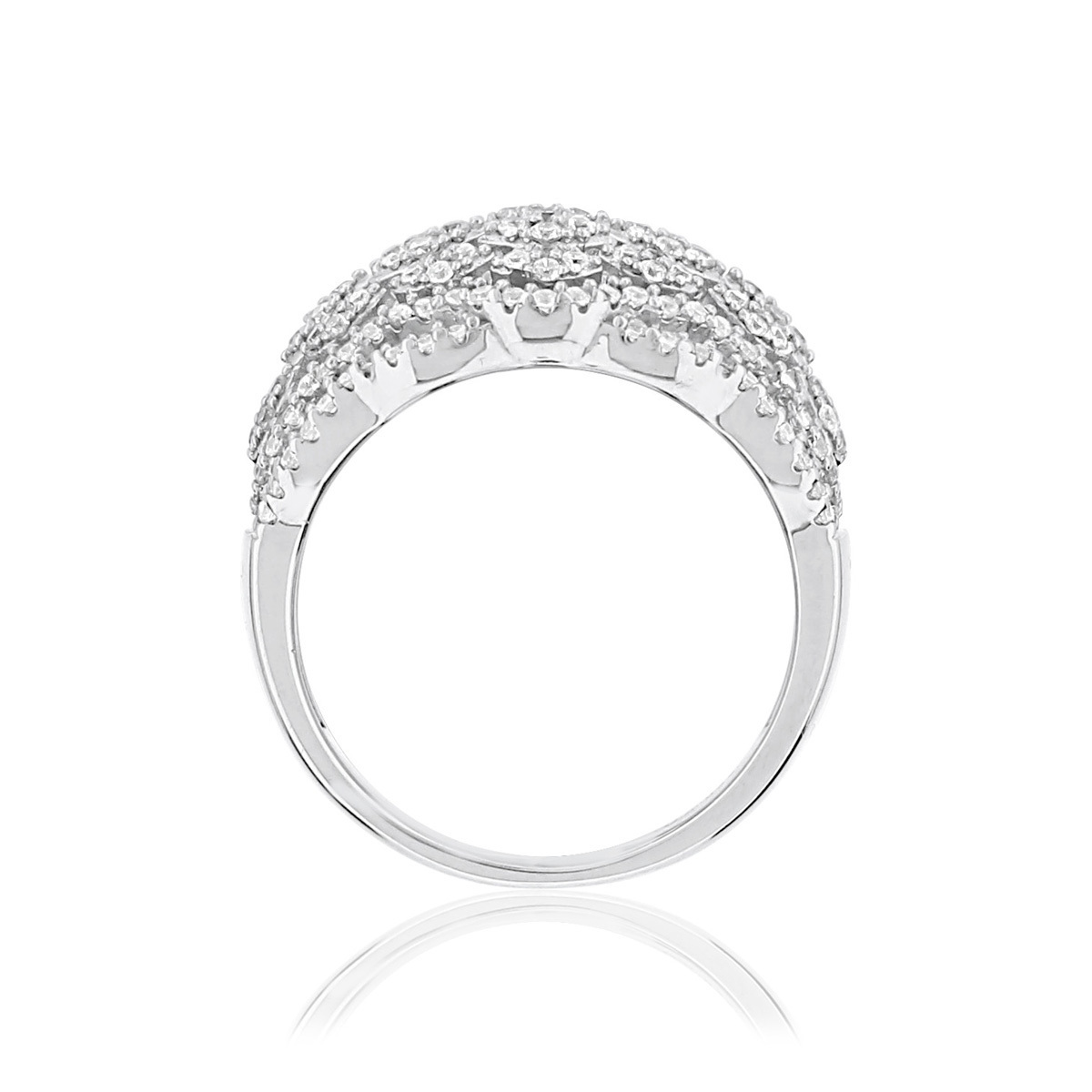 Bague argent 925 zirconia - vue 2