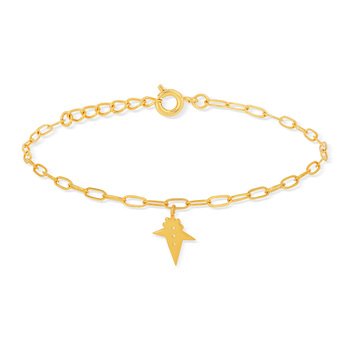 Bracelet doré 18 cm