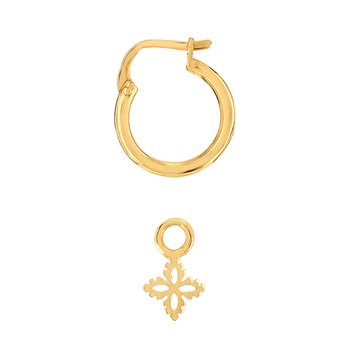 Boucles d'oreilles dorées