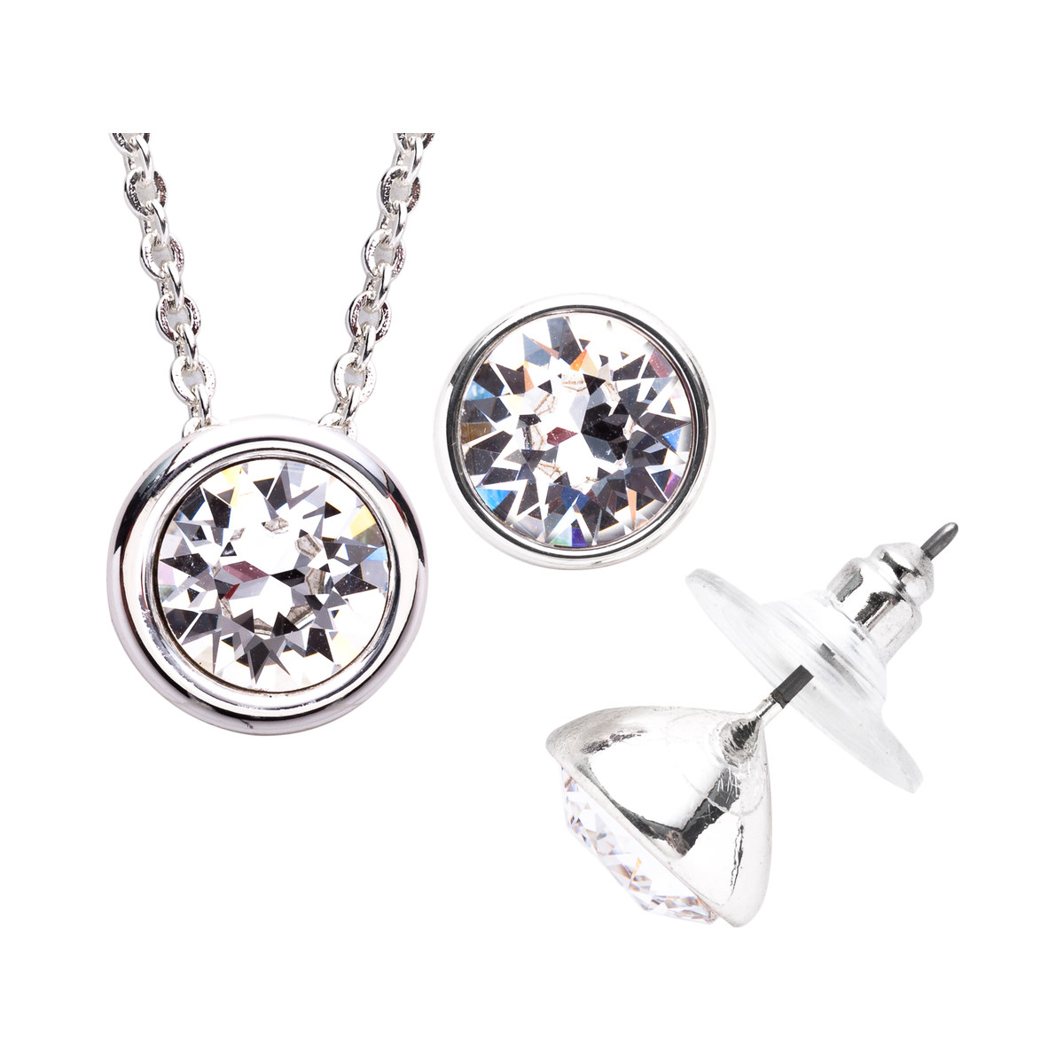 Parure fantaisie cristal avril