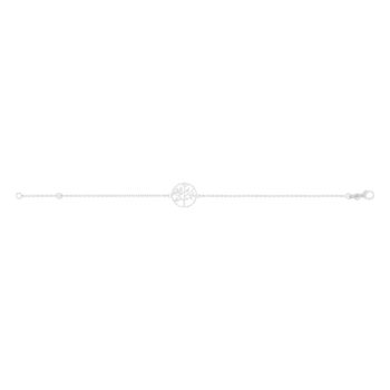 Bracelet argent 925, motif arbre de vie 18 cm