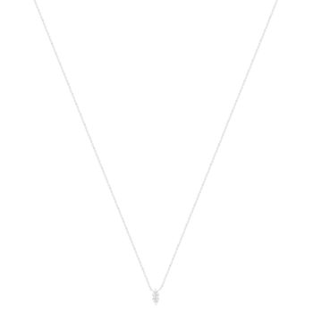 Collier argent 925 zirconias 45 cm