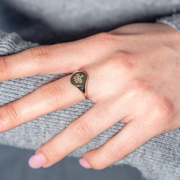Bague or 375 jaune