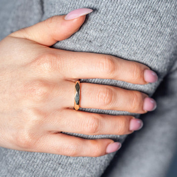 Bague plaqué or jaune