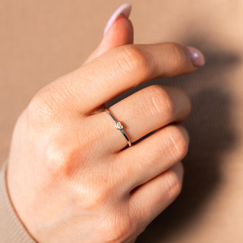 Bague argent zirconias motif coeur