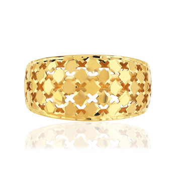 Bague or 375 jaune