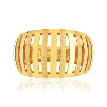 Bague or 375 jaune