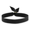 Bracelet ruban noir 21cm - vue V1