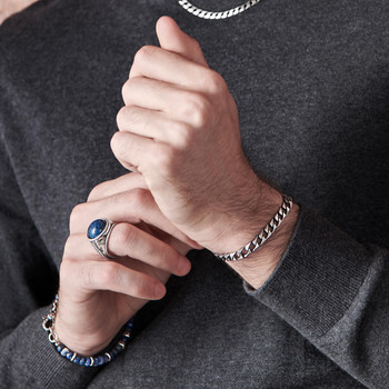 Bracelet argent 925 maille cheval 20cm