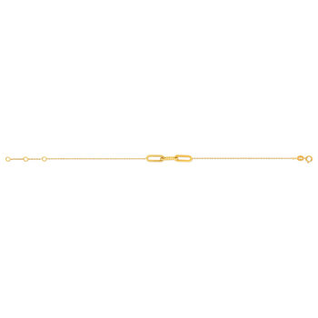 Bracelet or 375 jaune 19.5 cm