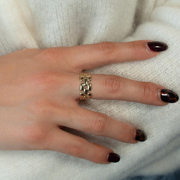 Bague or 375 jaune