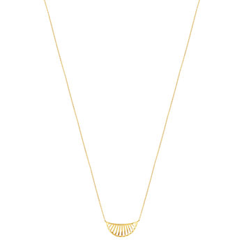 Collier or 375 jaune 45 cm avec anneau de raccourcissement à 42cm