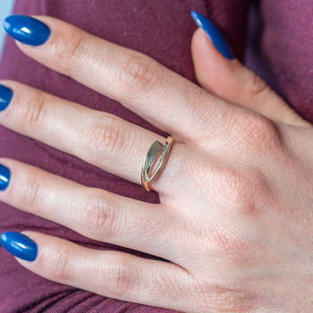Bague or 375 jaune