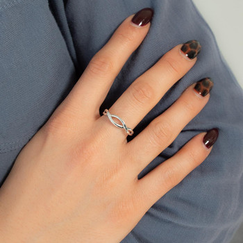 Bague or 375 blanc diamants