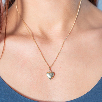 Pendentif or 375 jaune coeur